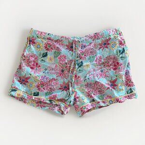 Crafted by Mahogany Pajama Shorts ONLY Womens M Floral Tropical Boho Sleepwear